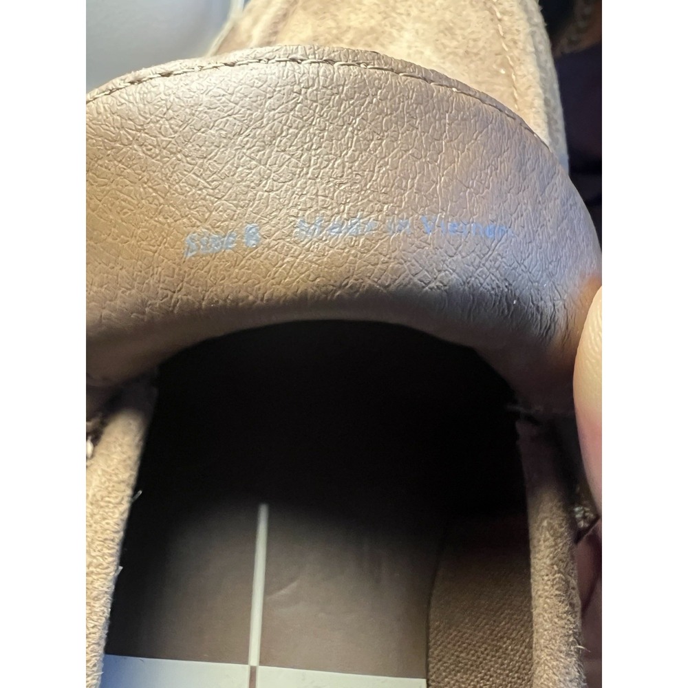 Dolce Vita Womens Yanni Suede Platform Penny Loafer Sz 8 - Picture 9 of 11